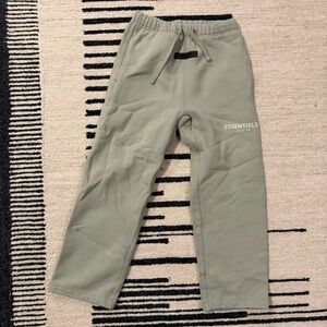 ESSENTIALS Kids Sage Green Jogger Sweatpants